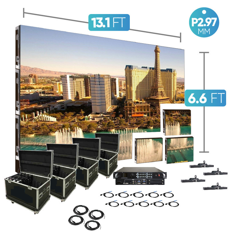 p2.97 indoor 16.8Ft X 7.9Ft