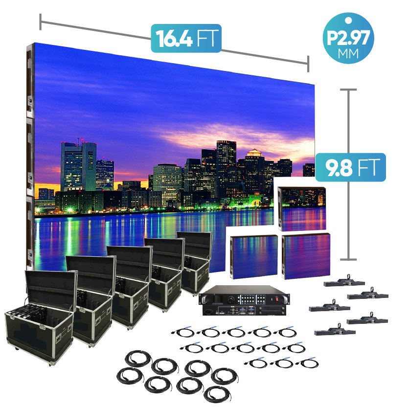 p2.97 indoor 16.4Ft X 9.8Ft