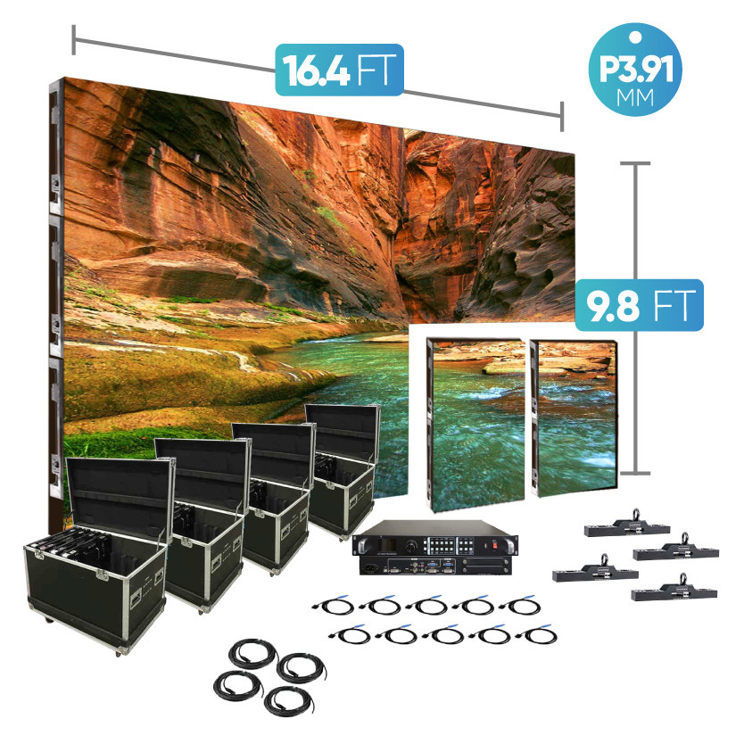 p3.91 indoor Double 16.4Ft X 9.8Ft