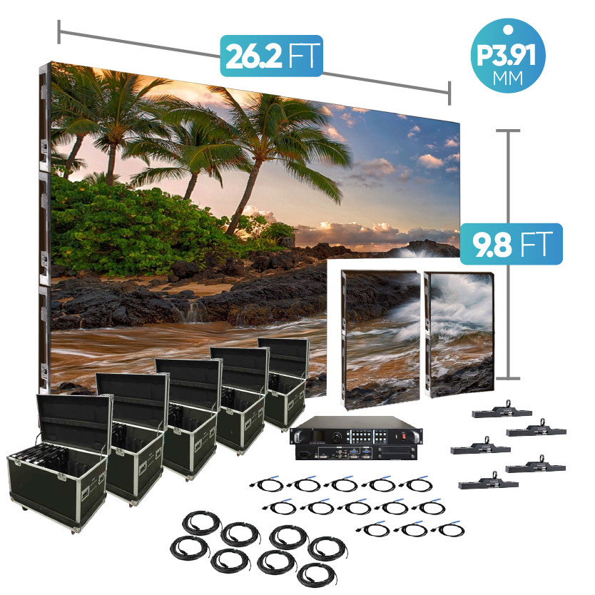 p3.91 indoor 26.2Ft X 9.8Ft