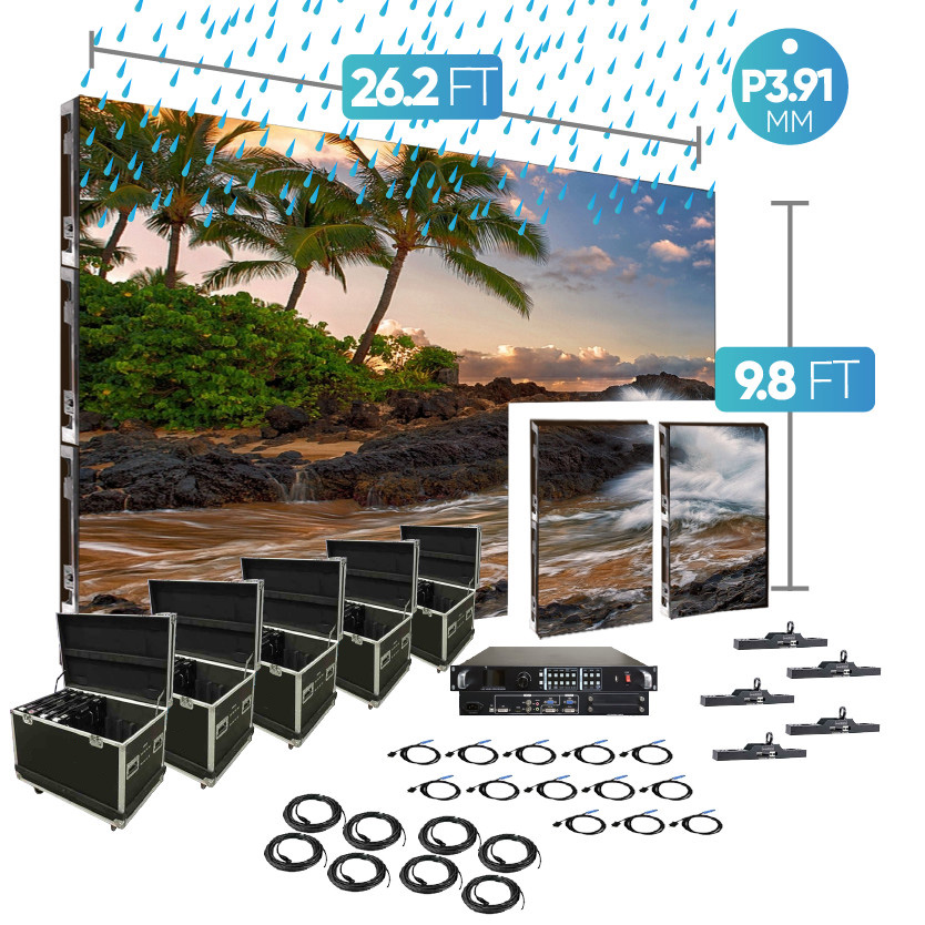 p3.91 double Outdoor 26.2Ft. X 9.8Ft.